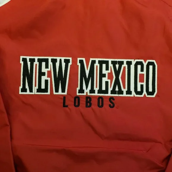 NCAA New Mexico Lobos Unisex Collision Windbreaker Jacket Youth Size L - Picture 6 of 7